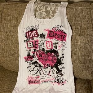 Women’s large Bongo embellished tank top
